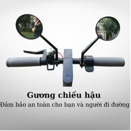 Thumbnail Gương Xe Đạp Thể Thao Cổ Dài – Gương Cầu Lồi Xe Đạp Bản 8cm To Xoay 360 Độ Linh Hoạt ECO1 Chính Hãng Amalife 2