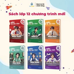 Thumbnail Lớp 12 (Ctr mới) -Sách Siêu trọng tâm 6 môn: Toán, Lí, Hóa, Anh, Sinh, Lịch sử-Địa lý-Giáo dục KT&PL 1
