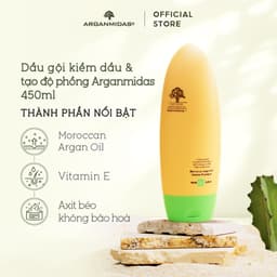 Thumbnail Combo dầu gội kiềm dầu Arganmidas tạo phồng chân tóc và giảm rụng tóc dầu xả Collagen siêu dưỡng ẩm Phục Hồi Tóc Hư450ml 4