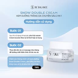 Thumbnail Kem Dưỡng Trắng Be'Balance SNOW DOUBLE CREAM giúp Làm Đẹp và Dưỡng Sáng Da Chuyên Sâu 50ml 3