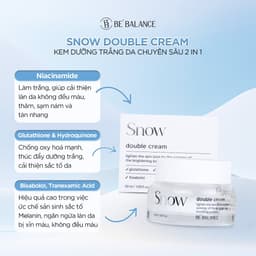 Thumbnail Kem Dưỡng Trắng Be'Balance SNOW DOUBLE CREAM giúp Làm Đẹp và Dưỡng Sáng Da Chuyên Sâu 50ml 2