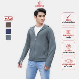Thumbnail Áo Chống Nắng Nam 𝐂𝐀𝐑𝐃𝐈𝐍𝐀 1 Lớp Chất Thun Lạnh AirCool Nhật Cao Cấp Chống Tia UV 2NM 1