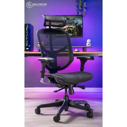 Thumbnail Ghế công thái học Nghia Furniture Ergohuman Enjoy 02, Lưới Matrex Mỹ, piston class 4, ngả ghế 138 độ 4