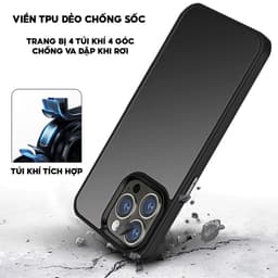 Thumbnail Ốp Lưng Nhám Chống Vân Tay-Chống Ố-Chống Sốc 2M LIKGUS Cho Điện Thoại IP series 11-12-13-14-15-16 3
