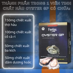 Thumbnail Tinh chất hàu biển cao cấp Feelex Oyster GP tăng cường sinh lý nam  hộp 60 viên 4