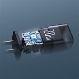 Thumbnail Củ sạc nhanh Type-C Baseus GaN5S 30W US Black cho Macbook Smartphone tablet 4