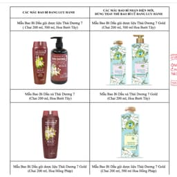Thumbnail Bộ Dầu gội xả Thảo dược Thái Dương 7 Hoa Bưởi Tây 500ml/ 200ml dành cho tóc gàu ngứa, nấm da đầu 4