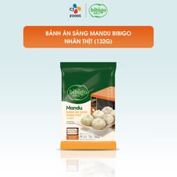 Thumbnail Bánh xếp Mandu Bibigo ăn sáng nhân thịt 132g [Quay vi sóng 2 phút] 3