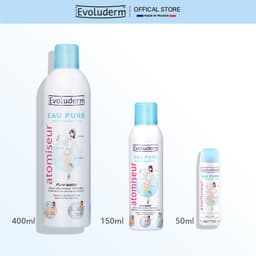 Thumbnail Nước Xịt khoáng Evoluderm Atomiseur Eau Pure dưỡng ẩm, làm dịu da 50ml, 150ml, 400ml 3