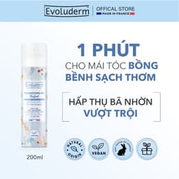 Thumbnail Dầu gội đầu khô Evoluderm cho da dầu làm sạch tóc cho mái tóc bồng bềnh hương thơm quyến rũ 200ml 1