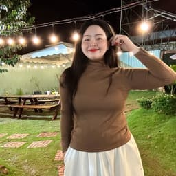 Thumbnail Áo Thun Bigsize Nữ Tay Dài Cổ Lọ Dáng Vừa Chất Nỉ Gân Co Giãn Dày Dặn Mua Thu Đông G216 1
