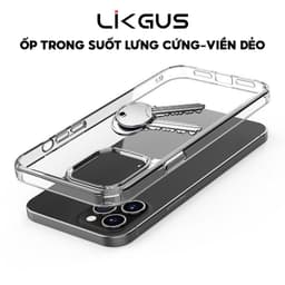 Thumbnail Ốp Lưng LIKGUS Trong Suốt-Viền Dẻo - 4 Túi Khí Chống Sốc Cực Tốt Dùng Cho IP Series 11-12-13-14-15 2