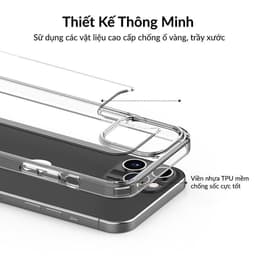 Thumbnail Ốp Lưng LIKGUS Trong Suốt-Viền Dẻo - 4 Túi Khí Chống Sốc Cực Tốt Dùng Cho IP Series 11-12-13-14-15 4