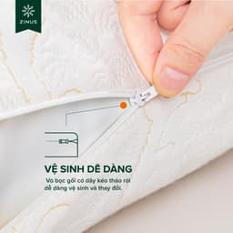 Thumbnail Gối Cao Su Non Dạng Viên Siêu Thoáng Khí Êm Ái Công Nghệ Độc Quyền Ultima Shredded Zinus 3