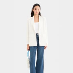 Thumbnail Áo Blazer/Khoác Nữ MARC FASHION Form Cơ Bản Tay Dài 2 Túi - CBMH042124 4
