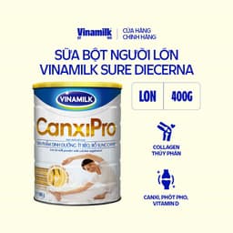 Thumbnail Sữa bột Vinamilk CanxiPro - Hộp thiếc 400g 2