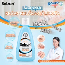 Thumbnail Sữa tắm làm sạch, kháng khuẩn và giảm ngứa Selsun Fungi Shower 150ml 4