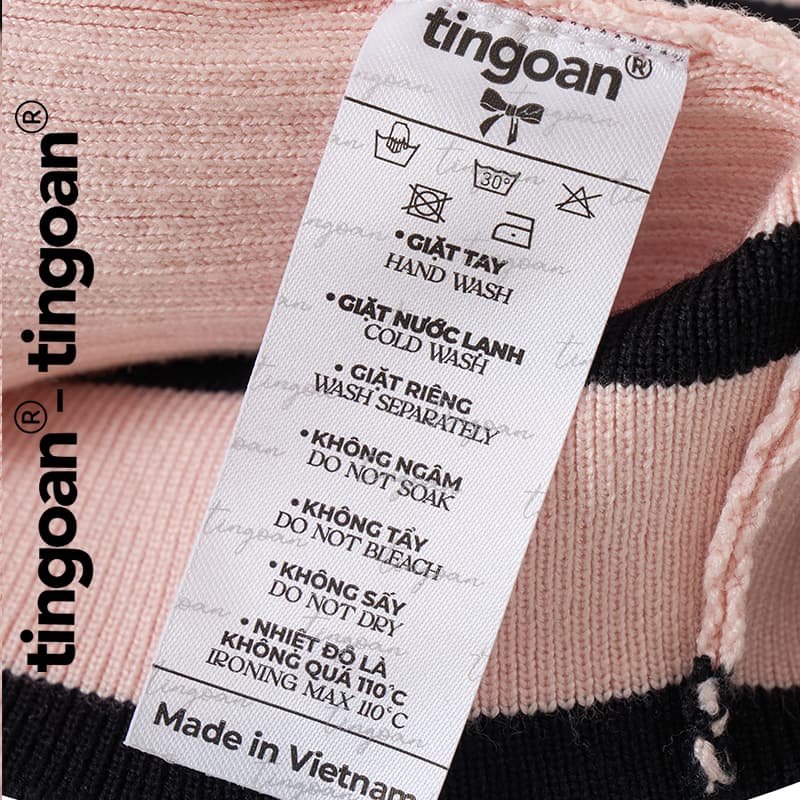 Ảnh TINGOAN® - Áo croptop len hồng cổ vuông viền đen DARA TOP/PK PHIÊN BẢN MỚI NHẤT T6.2024 2
