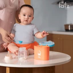 Thumbnail Hộp đựng sữa bột, ngũ cốc, bánh ăn dặm cho bé 600ml FATZBABY FB8201SS nhựa PP không chứa BPA, an toàn và không mùi 3