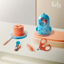 Thumbnail Bộ dụng cụ cắt móng tay kèm nhíp cho bé FATZBABY FB8101SS 4 món (bấm móng tay, kéo cắt móng tay, rũa móng và nhíp) 2