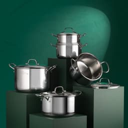 Thumbnail Nồi Inox 304 3 lớp đáy liền khối cao cấp Fivestar Plus 18cm | 20cm | 22cm | 24cm | 26cm | 28cm , dùng được mọi bếp 4