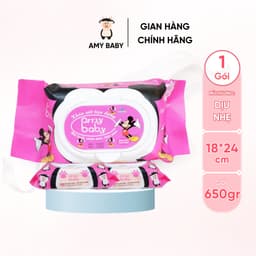 Thumbnail 1 Gói Khăn Ướt 650gr Amy Baby An Toàn Cho Bé 3