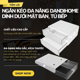 Thumbnail Ngăn kéo đa năng DandiHome dán dưới mặt bàn làm việc và tủ bếp 2
