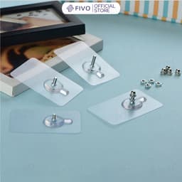 Thumbnail Miếng Dán Tường Chữ Nhật Móc Đinh Không Cần Khoan Đục, Siêu Chắc, Chịu Lực Lên Đến 10kg, Chống nước Chống Ẩm 1
