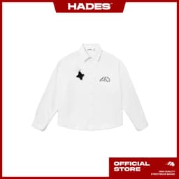 Thumbnail ÁO SƠ MI TAY DÀI UNISEX HADES WHITE ASTRAL SHIRT COTTON - HADES BRAND CHÍNH HÃNG 1