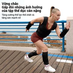 Thumbnail OneTwoFit Tạ Đeo Chân Tay 4kg-6kg tập luyện thể dục hoàn hảo của bạn không đau chân không tuột 2