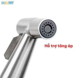 Thumbnail Bộ vòi xịt vệ sinh rửa toilet inox 304 tăng áp Hobby home decor VSR1 2