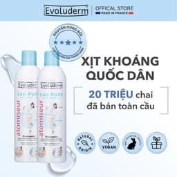 Thumbnail Bộ 2 Xịt khoáng dưỡng da cấp ẩm Evoluderm Atomiseur Eau Pure 400ml/chai 1