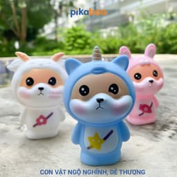 Thumbnail Đồ chơi chíp con vật cao cấp Pikaboo, phát ra âm thanh được làm từ chất liệu cao cấp an toàn 4