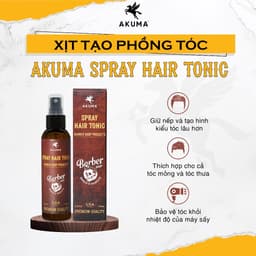 Thumbnail Xịt Tạo Phồng Tóc AKUMA SPRAY HAIR TONIC Tạo Độ Phồng Tự Nhiên, Không Gây Bết Tóc Và Nặng Tóc 4