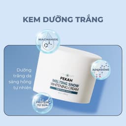 Thumbnail Kem Nâng Tone Dưỡng Trắng Làm Đều Màu Da PEKAH Melting Snow Whitening Cream 50ml 4
