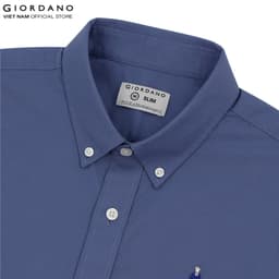 Thumbnail GIORDANO Áo Sơ Mi Nam Dài Tay Logo Classics Shirts 01044043 1