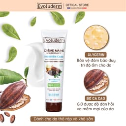 Thumbnail Kem Dưỡng Da Tay Evoluderm Giúp Dưỡng Ẩm Phục Hồi Và Bảo Vệ Tinh Chất Cacao 150ml 3