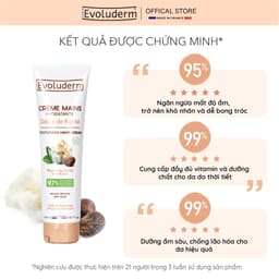 Thumbnail Kem dưỡng ẩm làm mềm bảo vệ da tay Evoluderm chiết xuất Bơ Hạt Mỡ Karite 150ml 4