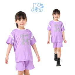 Thumbnail Bộ Quần Áo Cộc Tay K'S CLOSET Kiểu Dáng Thể Thao Cho Bé Gái Từ 10-55kg (2-14 tuổi) KT324FOS 3