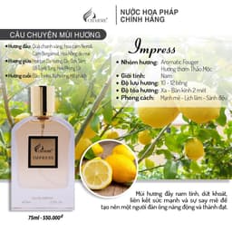 Thumbnail Nước Hoa Nam CHARME IMPRESS 75ml Lưu Hương Lâu Phong Cách Quyến Rũ, Lôi Cuốn, Lịch Lãm 4