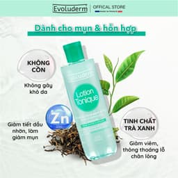 Thumbnail Nước hoa hồng Evoluderm dành cho da hỗn hợp và dầu mụn 250ml 2