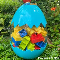 Thumbnail Đồ chơi xếp hình khối quả trứng Pikaboo, chất liệu nhựa dẻo cao cấp an toàn giúp bé phát triển sớm 4