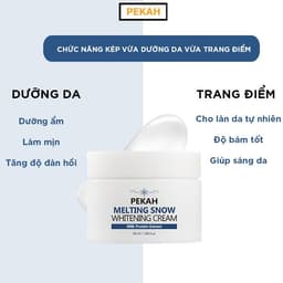 Thumbnail COMBO Kem Nâng Tone PEKAH Melting Snow Whitening Cream 50ml & Kem Chống Nắng PEKAH Skin Protect UV Sunblock 70ml 4