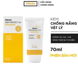 Thumbnail COMBO Kem Nâng Tone PEKAH Melting Snow Whitening Cream 50ml & Kem Chống Nắng PEKAH Skin Protect UV Sunblock 70ml 3