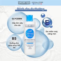 Thumbnail Sữa tẩy trang rửa mặt Evoluderm bổ sung Vitamin E giúp dưỡng ẩm và làm tươi trẻ làn da 250ml 1