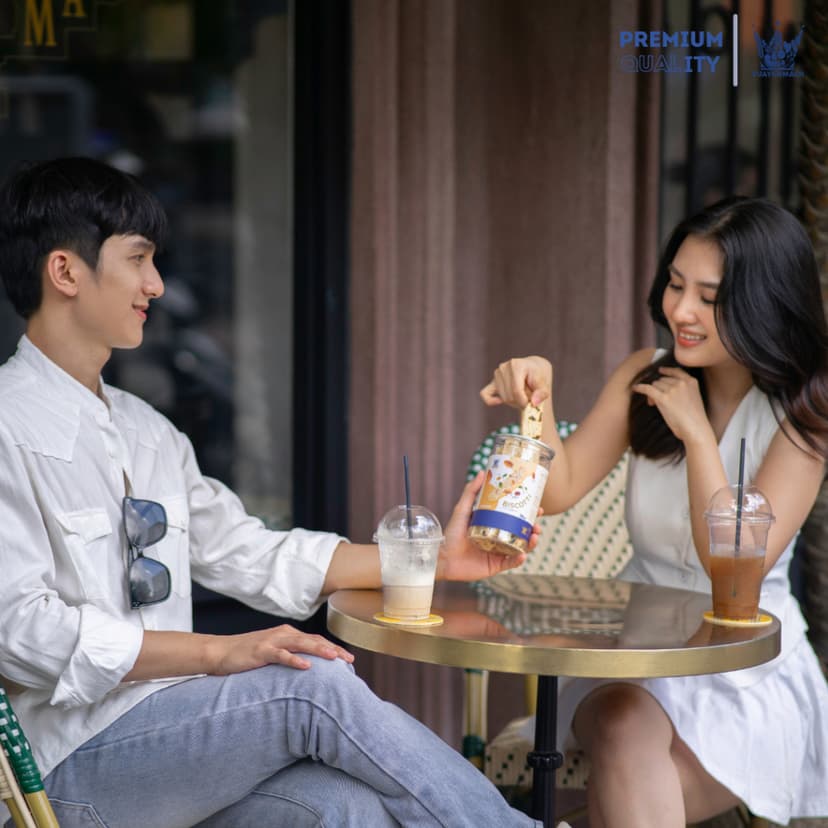 Ảnh Bánh Biscotti ORIGINAL 250gr Bánh Ăn Kiêng Không Đường Vua Yến Mạch 4