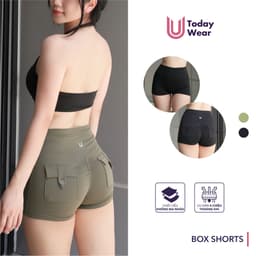 Thumbnail Quần đùi thể thao nữ Box Short Today U Wear thấm hút mồ hôi 1
