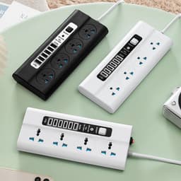 Thumbnail Ổ cắm điện Sipanic 6 cổng USB Sạc nhanh Chịu tải 2500w dây dài 2m2 chống quá tải, chống giật 1