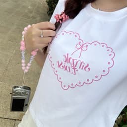 Thumbnail Áo thun nữ, áo phông Unisex basic màu trắng, đen, hồng - Simple Twist 2