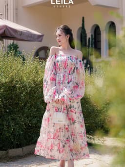 Thumbnail LEILA CLOSET | Đầm maxi thiết kế Julie tay dài đuôi cá 1